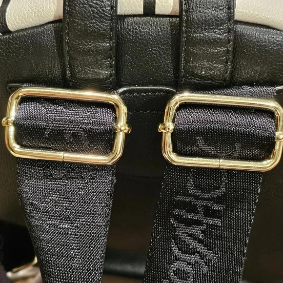 Betsey Johnson Faux Leather Backpack Furry Stuffed Heart - Picture 15 of 16